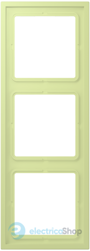 Рамка 3-п. LS ZERO JUNG LCZ983BF222 vert jaune clair (32053)