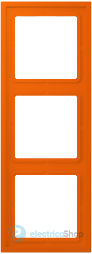 Рамка 3-п. LS ZERO JUNG LCZ983BF224 orange (32080)