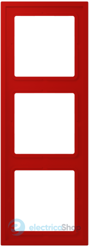 Рамка 3-п. LS ZERO JUNG LCZ983BF227 rouge vermillon 31 (32090)