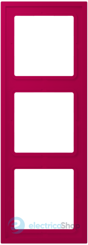 Рамка 3-п. LS ZERO JUNG LCZ983BF230 rouge rubia (32101)