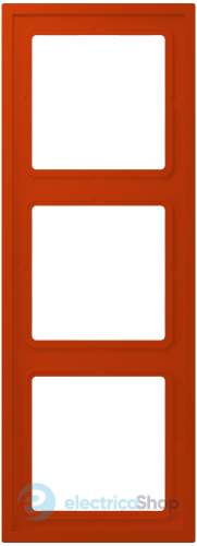 Рамка 3-п. LS ZERO JUNG LCZ983BF244 rouge vermillon 59 (4320A)