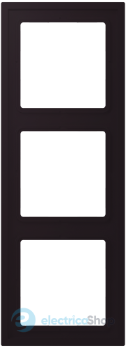 Рамка 3-п. LS ZERO JUNG LCZ983BF248 noir d'ivoire (4320E)