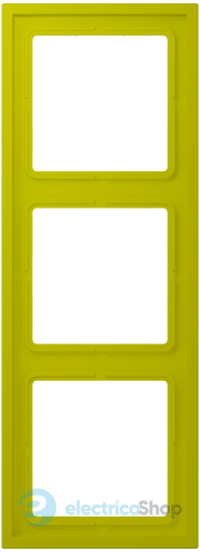 Рамка 3-п. LS ZERO JUNG LCZ983BF249 vert olive vif (4320F)