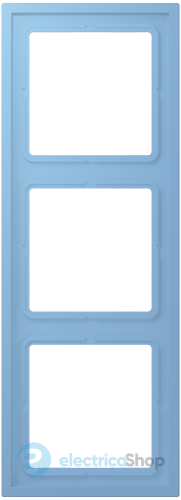 Рамка 3-п. LS ZERO JUNG LCZ983BF256 bleu céruléen 59 (4320N)