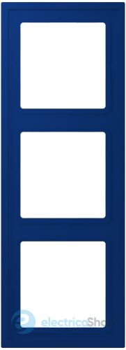 Рамка 3-п. LS ZERO JUNG LCZ983BF261 bleu outremer foncé (4320T)