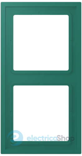 Рамка 2-п. LS ZERO JUNG LCZ982BF216 vert anglais (32040)