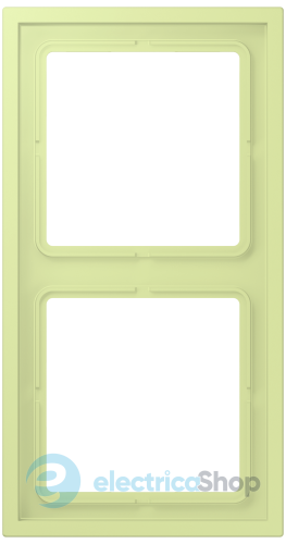 Рамка 2-п. LS ZERO JUNG LCZ982BF222 vert jaune clair (32053)