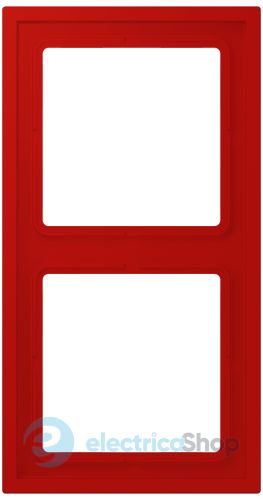 Рамка 2-п. LS ZERO JUNG LCZ982BF227 rouge vermillon 31 (32090)