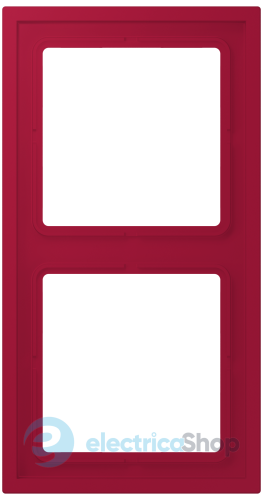 Рамка 2-п. LS ZERO JUNG LCZ982BF229 rouge carmin (32100)