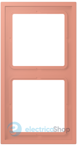 Рамка 2-п. LS ZERO JUNG LCZ982BF233 l’ocre rouge moyen (32111)