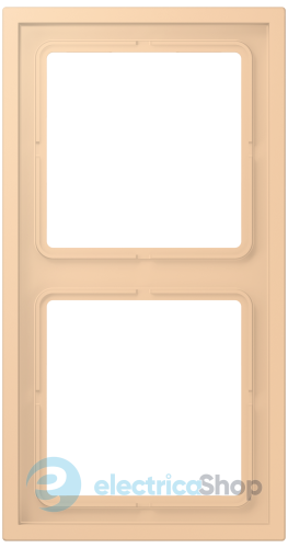 Рамка 2-п. LS ZERO JUNG LCZ982BF237 terre sienne claire 31 (32122)