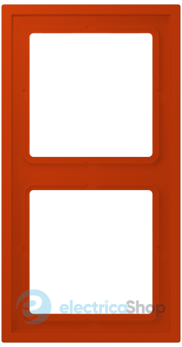 Рамка 2-п. LS ZERO JUNG LCZ982BF244 rouge vermillon 59 (4320A)