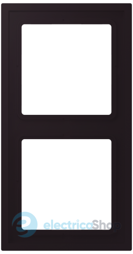 Рамка 2-п. LS ZERO JUNG LCZ982BF248 noir d'ivoire (4320E)