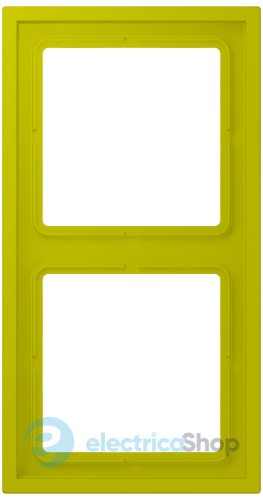 Рамка 2-п. LS ZERO JUNG LCZ982BF249 vert olive vif (4320F)