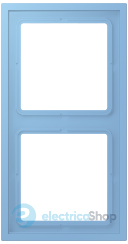 Рамка 2-п. LS ZERO JUNG LCZ982BF256 bleu céruléen 59 (4320N)
