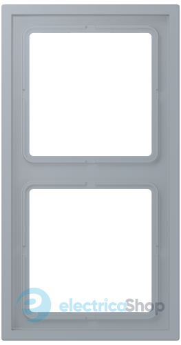 Рамка 2-п. LS ZERO JUNG LCZ982BF257 gris clair 59 (4320O)