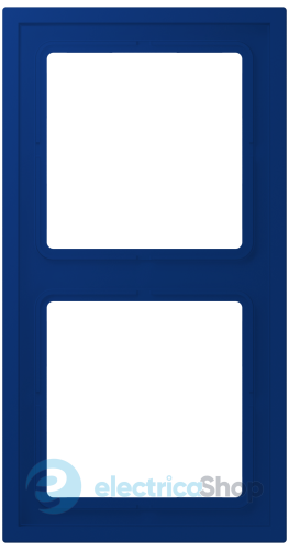 Рамка 2-п. LS ZERO JUNG LCZ982BF261 bleu outremer foncé (4320T)