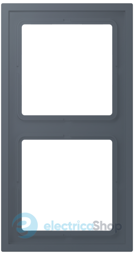 Рамка 2-п. LS ZERO JUNG LCZ982BF262 gris foncé (4320U)