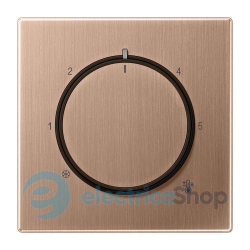 Накладка для термостата Jung BRG1749 матова бронза