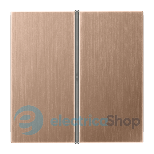 Комплект клавиш для кнопочного модуля F40, 2 канала Jung BRG2402TSA матовая бронза