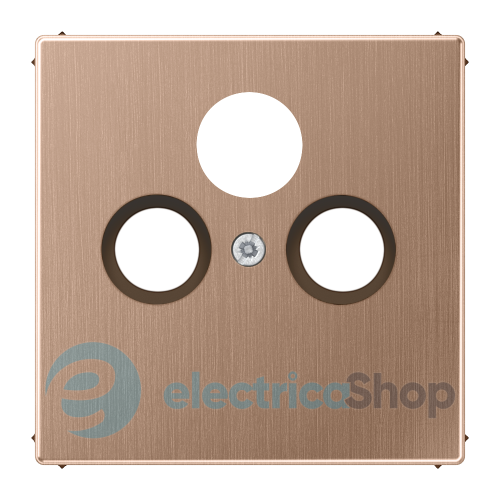 Накладка для разъема SAT-TV Jung BRG2990SAT матовая бронза