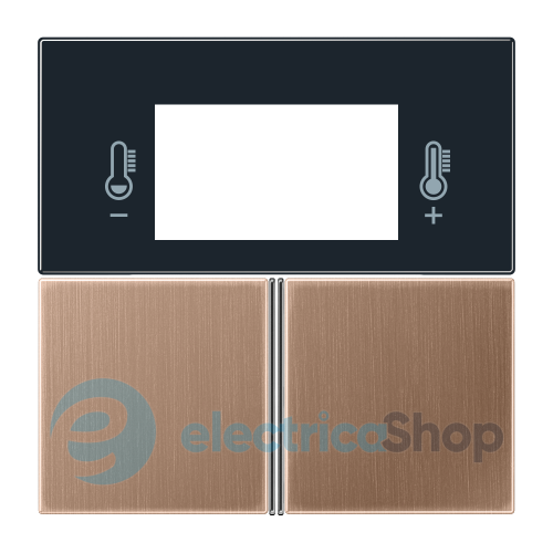 Набір клавіш для термостата 4093 KNX Jung BRG4093TSA матова бронза