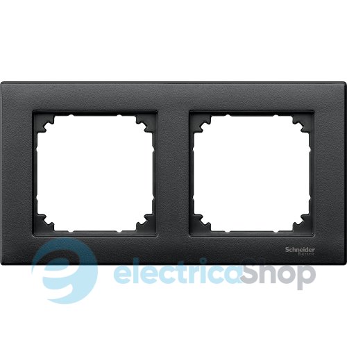 Рамка 2-постовая Merten M-PLAN 486214 антрацит