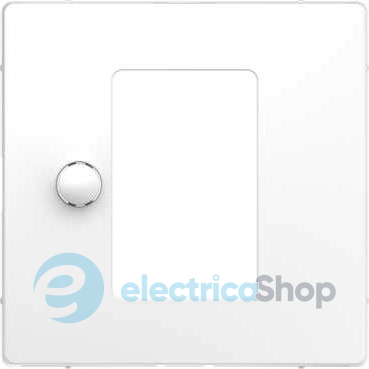 Центральная панель для сенсорного терморегулятора D-Life Merten MEG5775-6035 «Белый лотос»