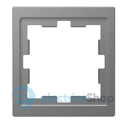 Рамка 1-п. D-Life Merten MEG4010-6536 «Нержавеющая сталь»