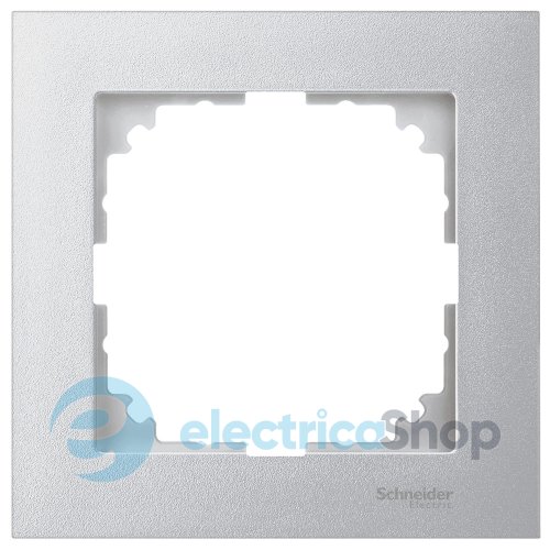 Рамка 1-постовая Merten M-PURE MEG4010-3660 алюминий