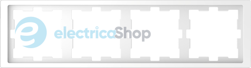 Рамка 4-постовая D-Life «Белый лотос», MEG4040-6535