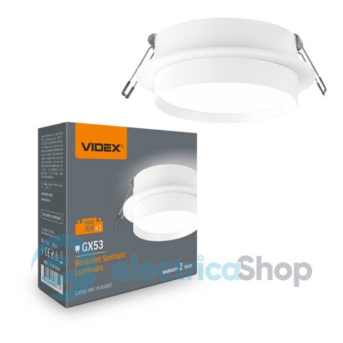 Светильник встроенный VIDEX LED VL-SPF33R-W 30W (28824)