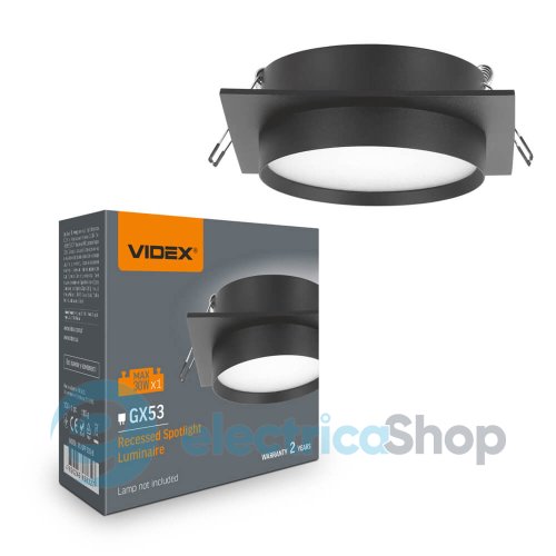 Светильник встроенный VIDEX LED VL-SPF33S-B 30W (28826)