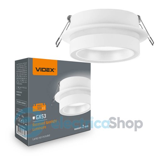 Светильник встроенный VIDEX LED VL-SPF34R-W (28827)