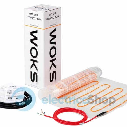 Нагревательный мат WoksMat 200, 2,0 м²