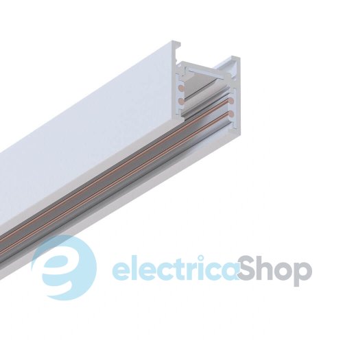 Магнитный трековый шинопровод накладной Kloodi KDMG-SLIM-TRN 3M WH 48V 3м