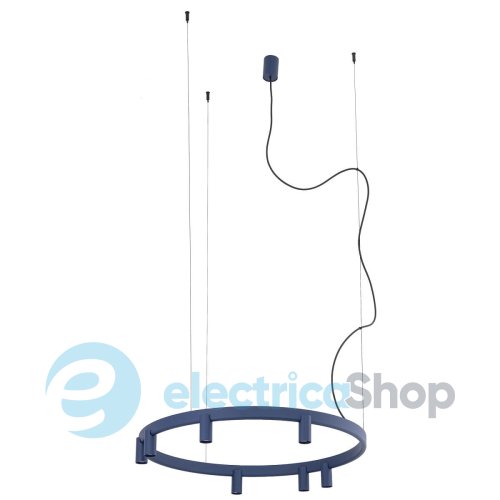 Люстра Nowodvorski Fourty Round VII GU10 R35 LED 7+6x10W+9W Blue 12283