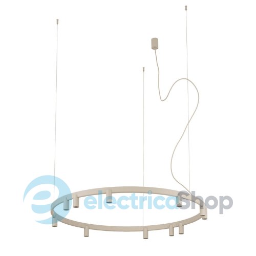 Люстра Nowodvorski Fourty Round XI GU10 R35 LED 11+6x10W+9W Beige 12287