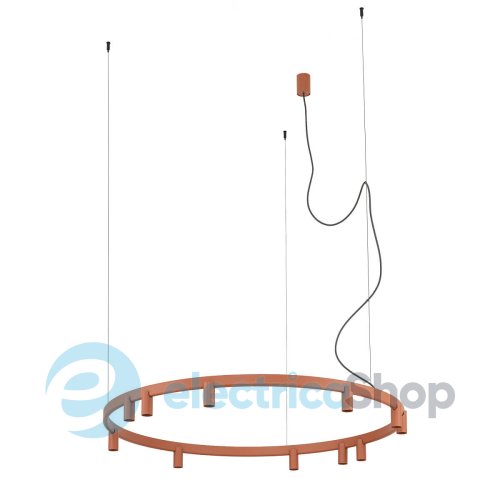 Люстра Nowodvorski Fourty Round XI GU10 R35 LED 11+6x10W+9W Terracotta 12420