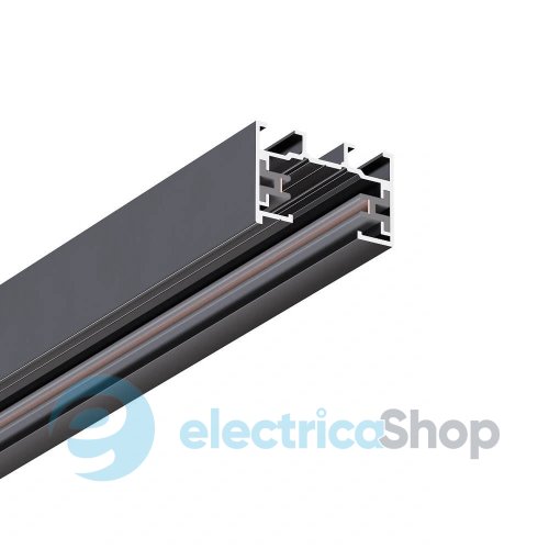 Трековый шинопровод Kloodi KDTR-L220_2 BK 2м 1-фазный