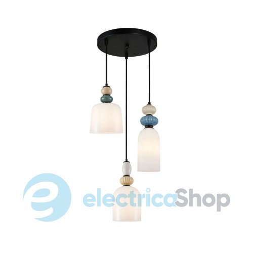 Люстра Italux Bonata PND-36573-3-BK-WH