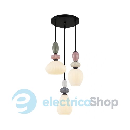 Люстра Italux Altra PND-36787-3-BK-WH