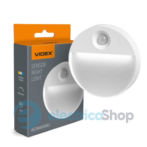 LED Светильник акккумуляторный с датчиком движения VIDEX VL-NL105W