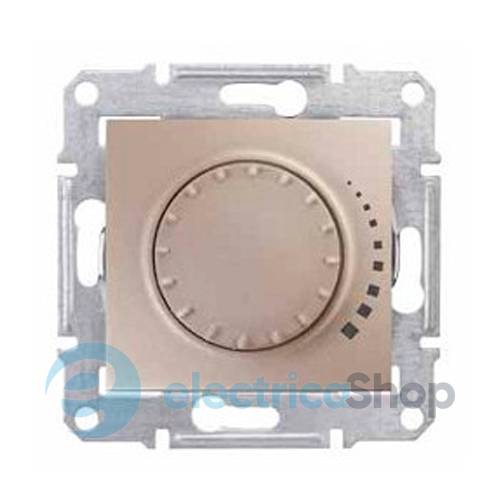 Светорегулятор поворотный емкостной цвет титан Sedna SDN2200668