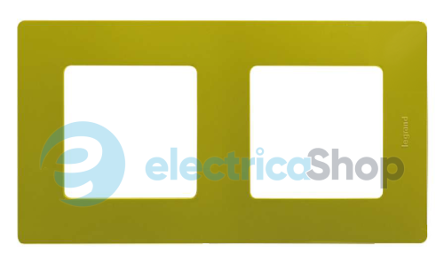 Рамка 2-постова «Etika» – «Legrand», колір «зелена папороть»