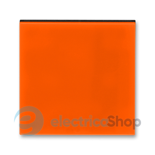 Панель сенсорного светорегулятора «Levit», цвет «оранжевый / дымчатый черный»