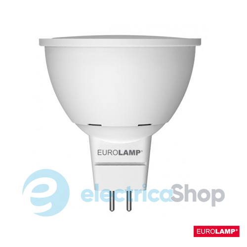 Світлодіодна led-лампа «Eurolamp» ЕКО серія "D" SMD MR16 3 Ватт GU5.3 4000K «нейтральне світло»