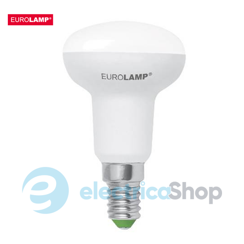 Светодиодная led-лампа «Eurolamp» ЕКО серия "D" R50 6 Ватт E14 3000K «теплый свет»