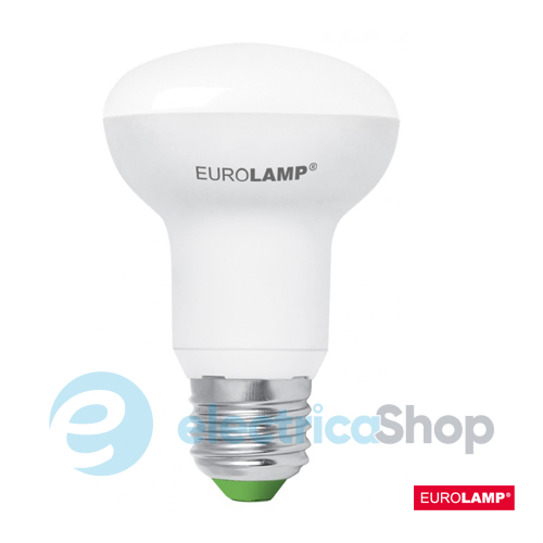 Светодиодная led-лампа «Eurolamp» ЕКО серия "D" R63 9 Ватт E27 4000K «нейтральный свет»