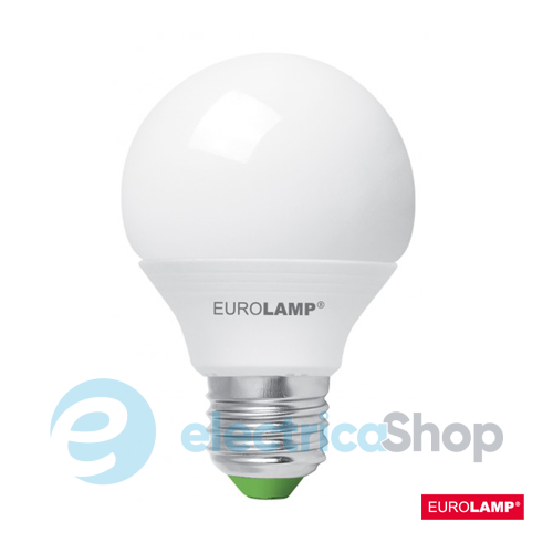 Світлодіодна led-лампа «Eurolamp» G65 8 Ватт E27 3000K «тепле світло»
